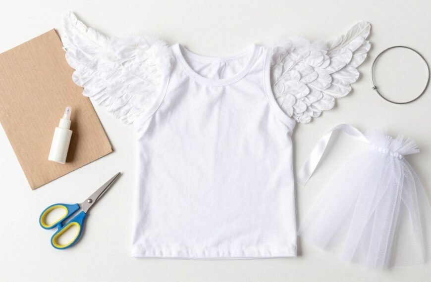Materiały potrzebne do wykonania stroju aniołka jak zrobić