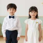 Elegancki strój na pasowanie na przedszkolaka ubiór dla chłopca i dziewczynki