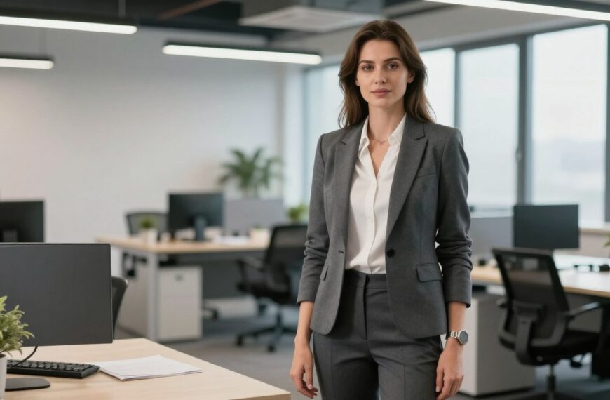 jak ubierać się do pracy elegancka stylizacja biurowa