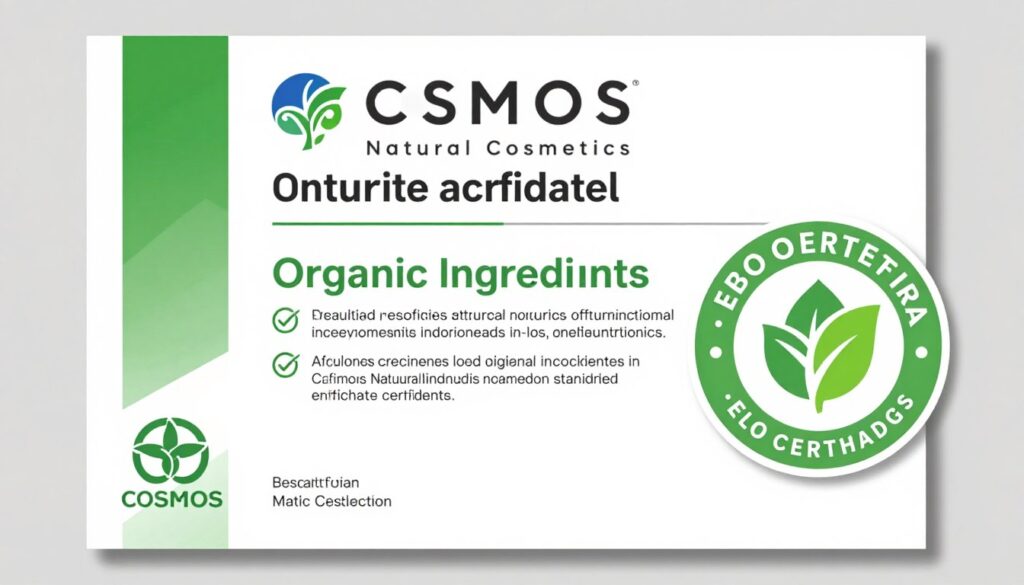 Certyfikat COSMOS dla naturalnych kosmetyków