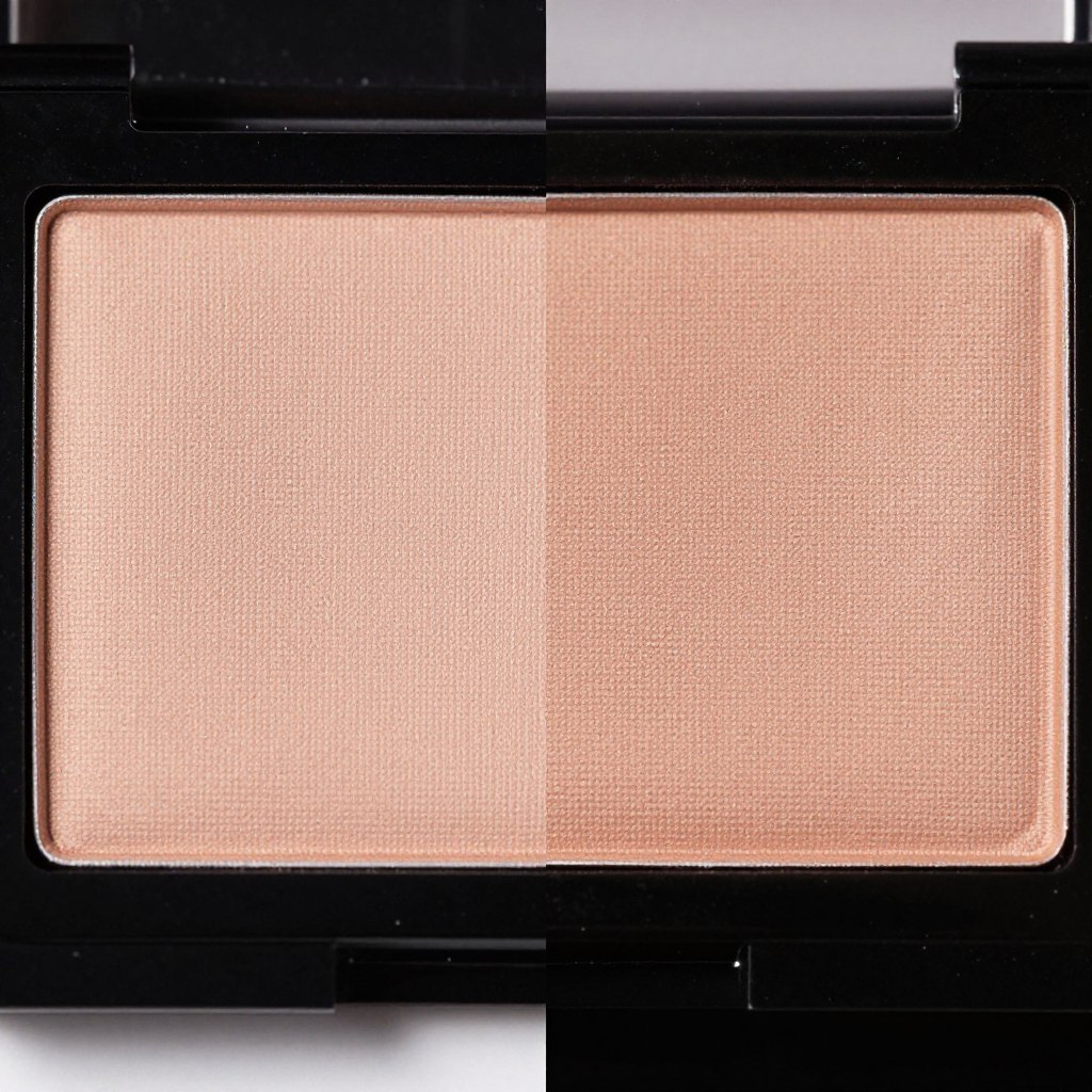 Naprawiony cień do powiek po wyschnięciu - efekt końcowy