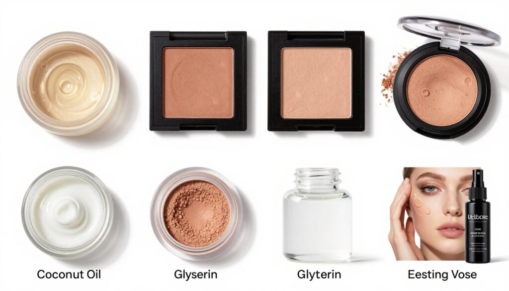 Porównanie różnych metod naprawy cienia do powiek