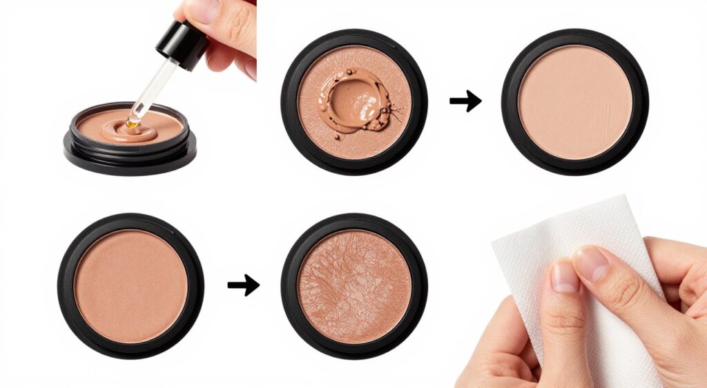 Proces naprawy pokruszonego cienia krok po kroku