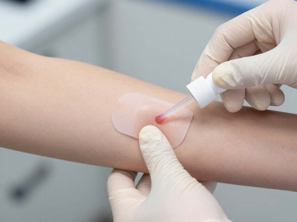 Test alergiczny kosmetyku na przedramieniu