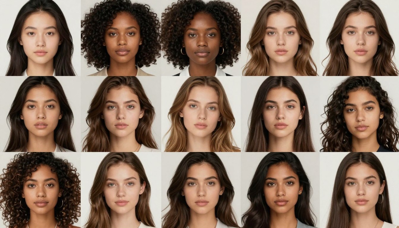 Uroda kobiet na świecie przedstawiająca różnorodność standardów piękna w różnych kulturach