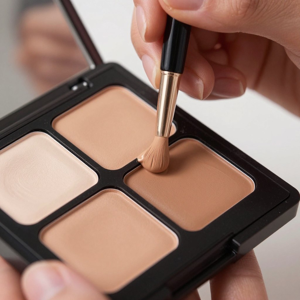 mieszanie odcieni podkładu sezonowe