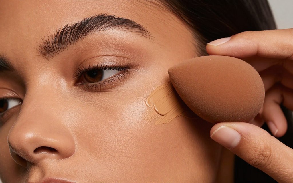 podkład dla ciemnej karnacji aplikacja