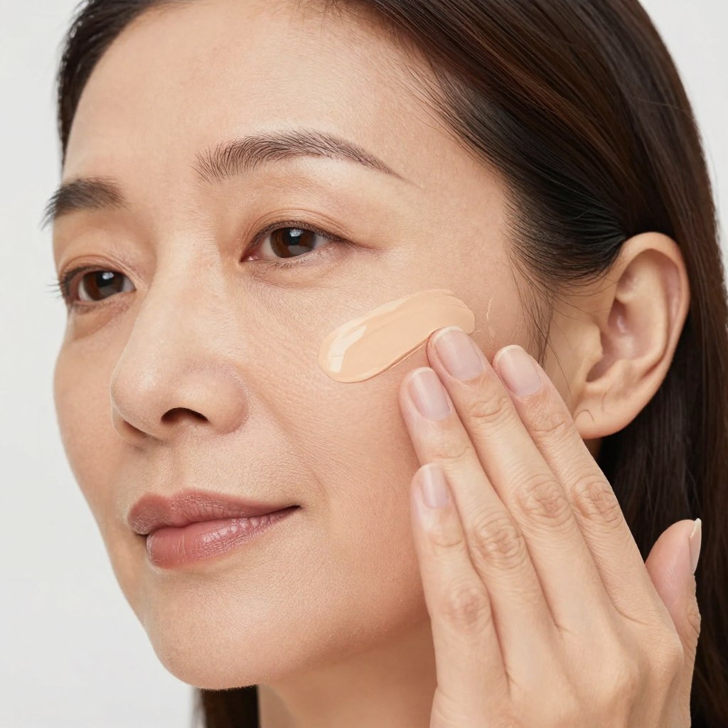 podkład dla skóry dojrzałej aplikacja