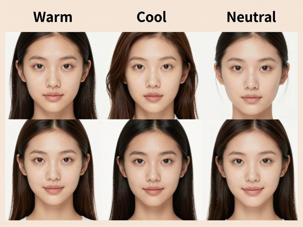 porównanie podtonów skóry