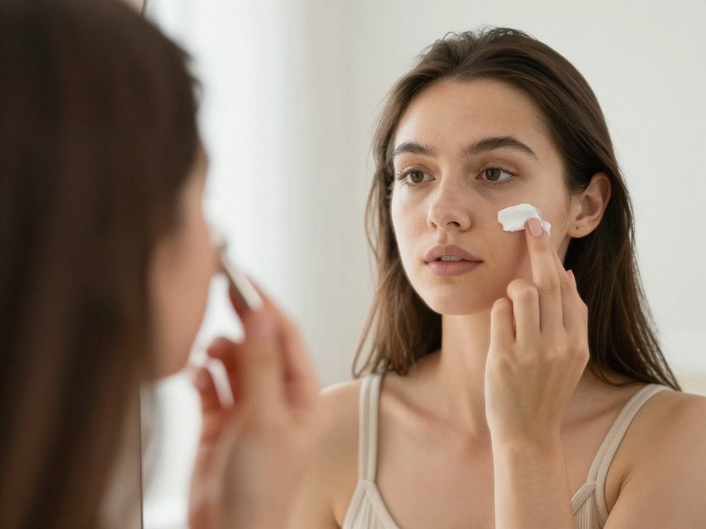 szybka aplikacja podkładu palcami rano