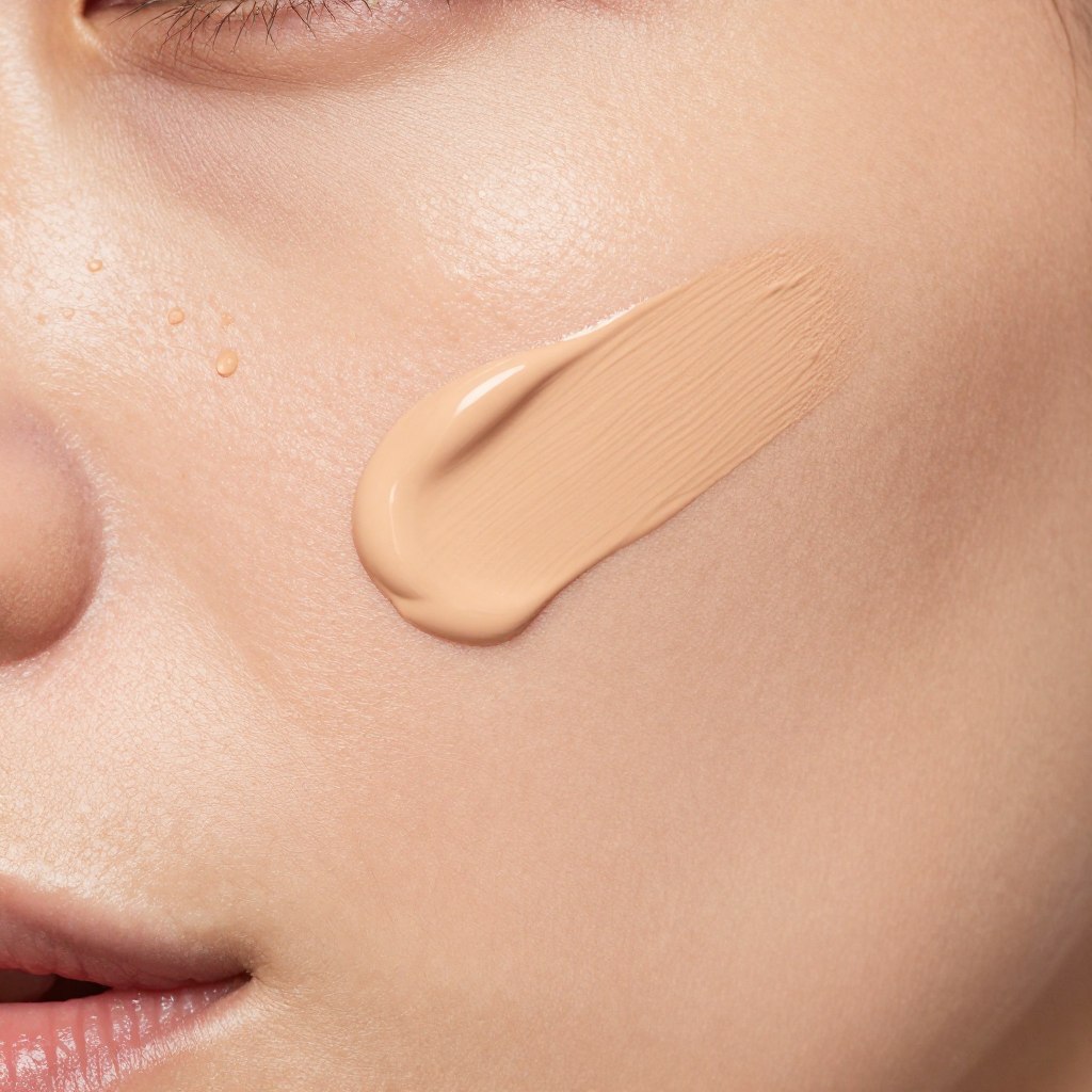 tekstura podkładu dla cery trądzikowej