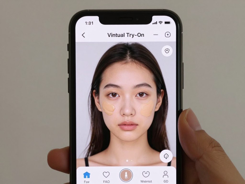 wirtualne przymierzanie podkładu aplikacja