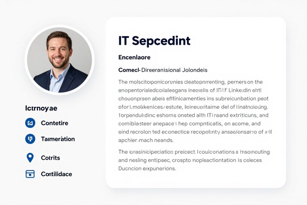 Biogram zawodowy IT - przykład profesjonalny