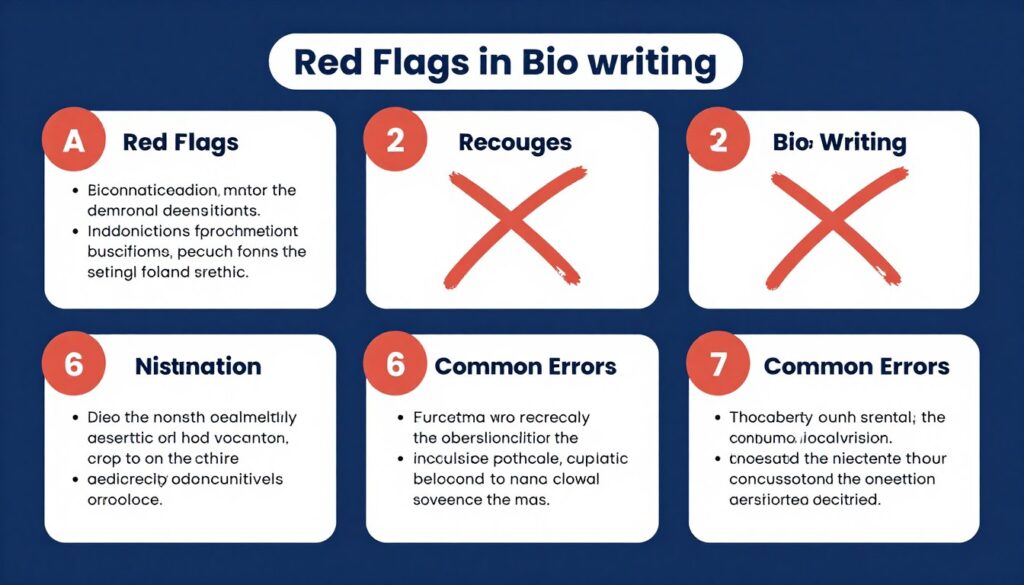 Błędy w pisaniu biogramu - czego unikać