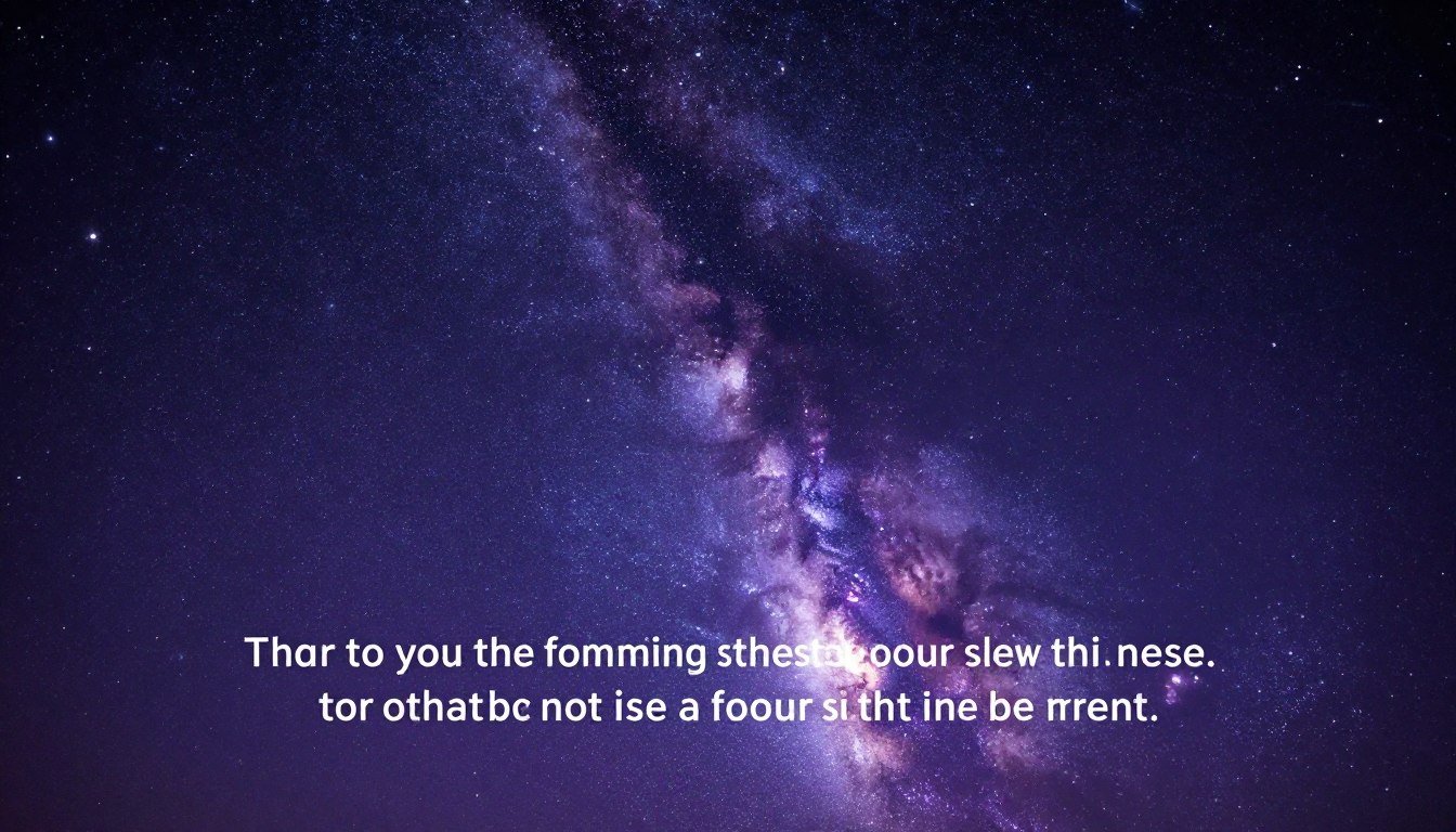 Cytat o gwiazdach na tle nocnego nieba pełnego gwiazd