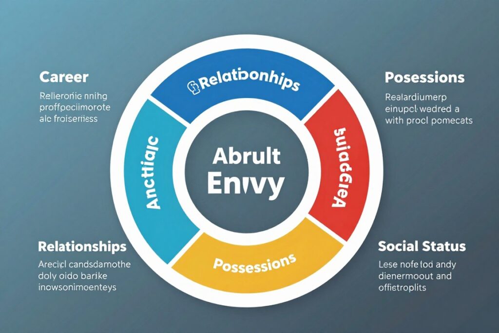 Różne obszary życia dotknięte zawiścią