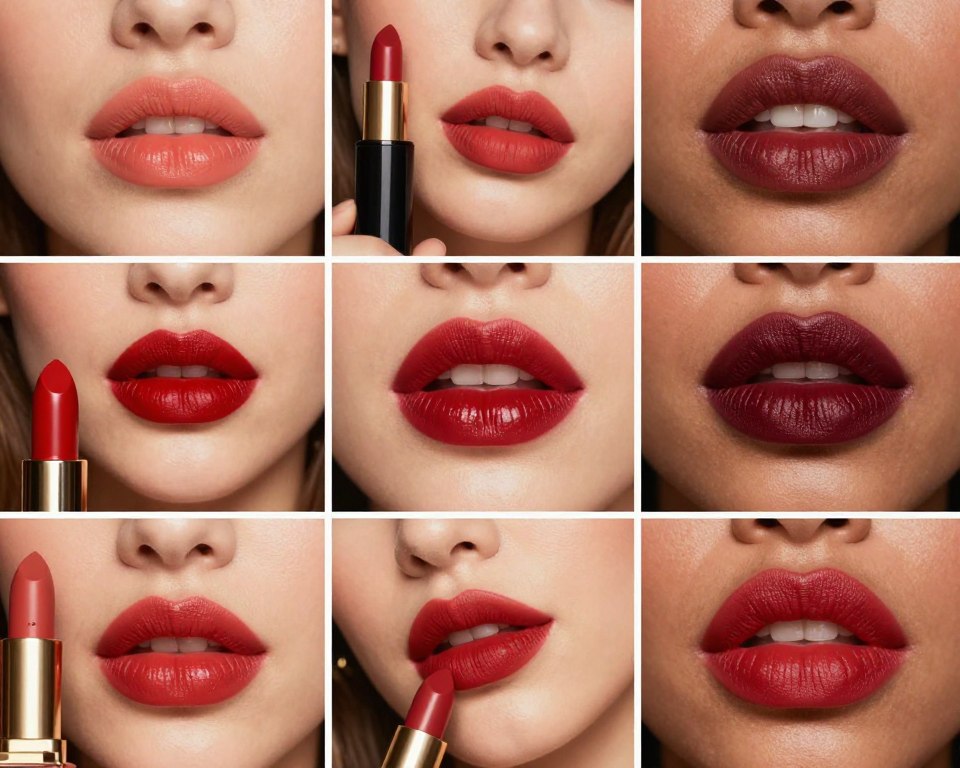 Sezonowe trendy w czerwonych szminkach dla brunetek