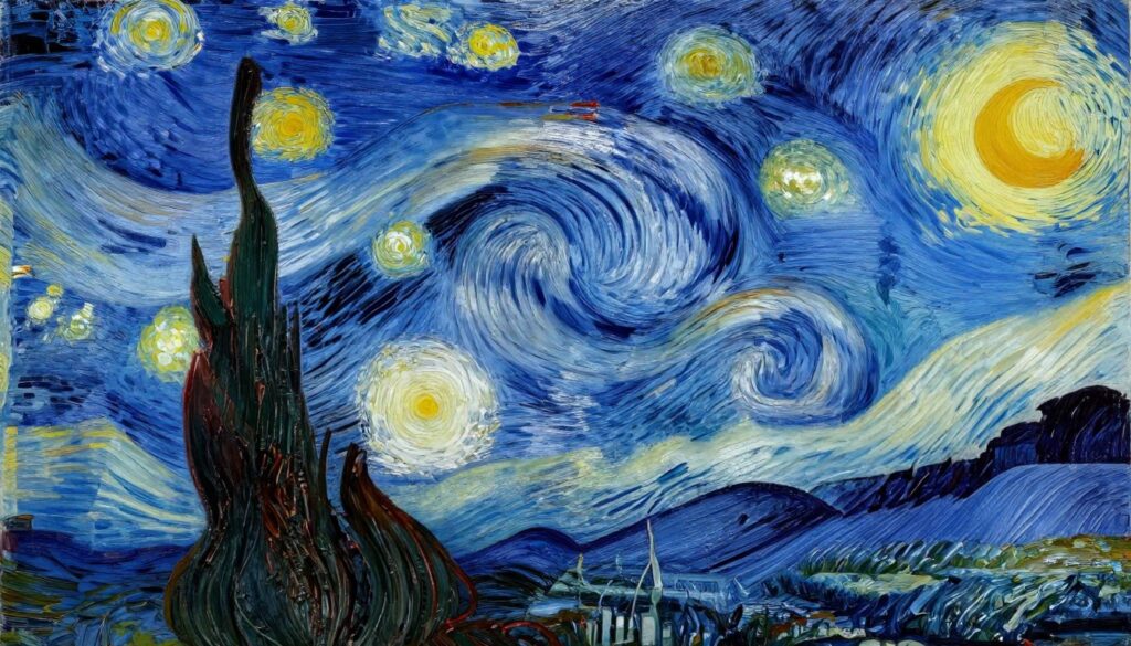 Vincent van Gogh inspirowany gwiazdami