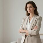 kobieta z klasą w eleganckiej stylizacji